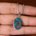 گردنبند فیروزه کد 32488