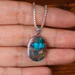 گردنبند فیروزه کد 32513