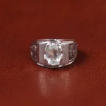 انگشتر آکوامارین مردانه کد 32660