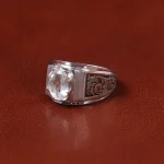 انگشتر آکوامارین مردانه کد 32660