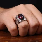 انگشتر اوپال مردانه کد 32637