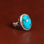 انگشتر فیروزه شجری مردانه کد 32886