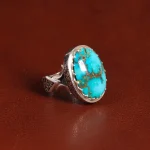 انگشتر فیروزه شجری مردانه کد 32888