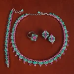 سرویس زمرد و یاقوت زنانه کد 32889