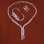 سرویس طرح یاقوت کبود زنانه کد 32892