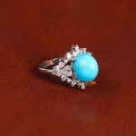 انگشتر فیروزه شجری زنانه کد 32927