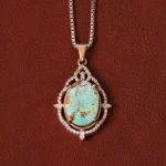 گردنبند فیروزه زنانه کد 32936