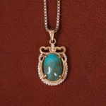 گردنبند فیروزه زنانه کد 32942