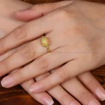 انگشتر اوپال زنانه کد 32922