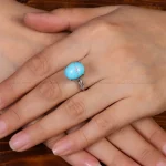 انگشتر فیروزه شجری زنانه کد 32926