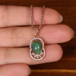 گردنبند فیروزه زنانه کد 32949