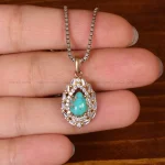 گردنبند فیروزه زنانه کد 32957