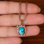 گردنبند فیروزه زنانه کد 32958