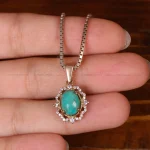 گردنبند فیروزه زنانه کد 32964
