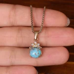 گردنبند فیروزه زنانه کد 32980