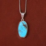 گردنبند فیروزه زنانه کد 33179