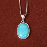 گردنبند فیروزه زنانه کد 33180