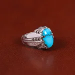 انگشتر فیروزه شجری مردانه کد 33365