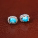 گوشواره فیروزه زنانه کد 33439
