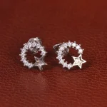 گوشواره نقره زنانه کد 33445