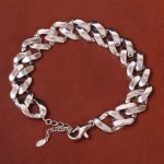 دستبند نقره زنانه کد 33661