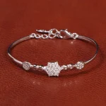 دستبند نقره زنانه کد 33679