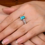 انگشتر فیروزه شجری زنانه کد 33199