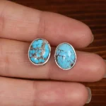گوشواره فیروزه زنانه کد 33205