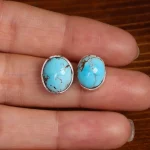 گوشواره فیروزه زنانه کد 33209