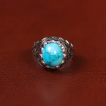 انگشتر فیروزه شجری مردانه کد 33333
