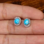 گوشواره فیروزه زنانه کد 33439