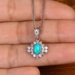 گردنبند فیروزه زنانه کد 33464