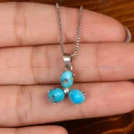 گردنبند فیروزه زنانه کد33468