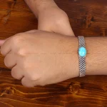 دستبند فیروزه مردانه کد33650