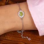 دستبند زبرجد زنانه کد 33668
