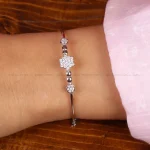 دستبند نقره زنانه کد 33679