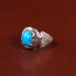 انگشتر فیروزه شجری مردانه کد 33362