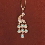 گردنبند فیروزه زنانه کد 34031
