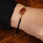 دستبند عقیق اسپرت کد 34100