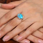 انگشتر فیروزه شجری زنانه کد 34111