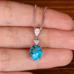 گردنبند فیروزه زنانه کد 34232