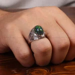 انگشتر اوپال مردانه کد 33924