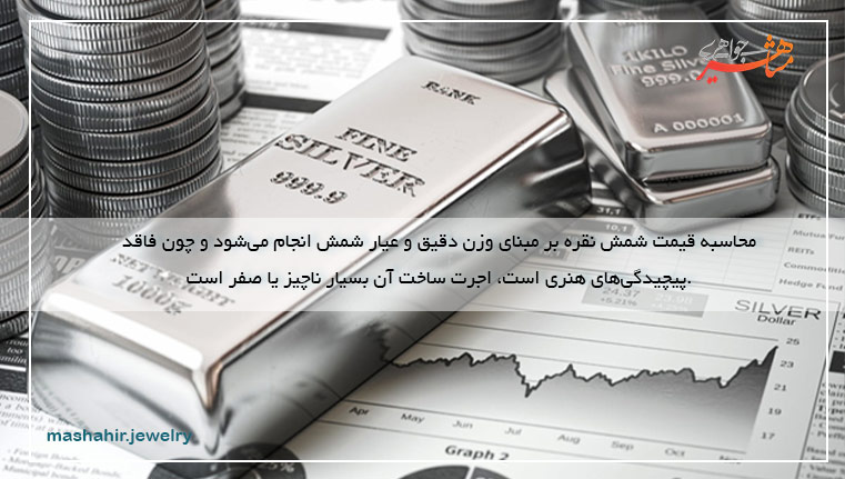 محاسبه قیمت شمش نقره