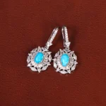 گوشواره فیروزه زنانه کد 34327