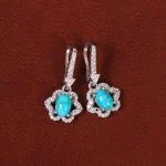 گوشواره فیروزه زنانه کد 34334