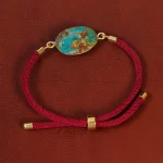 دستبند فیروزه زنانه کد 34426