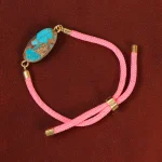 دستبند فیروزه زنانه کد 34428