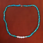 گردنبند فیروزه زنانه کد 34747