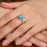 انگشتر فیروزه شجری زنانه کد 34118