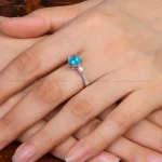 انگشتر فیروزه شجری زنانه کد 34129